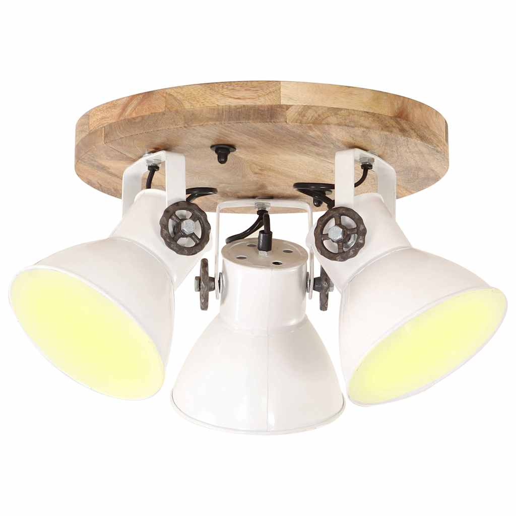 vidaXL Industriální stropní svítidlo 25 W bílé 42 x 27 cm E27