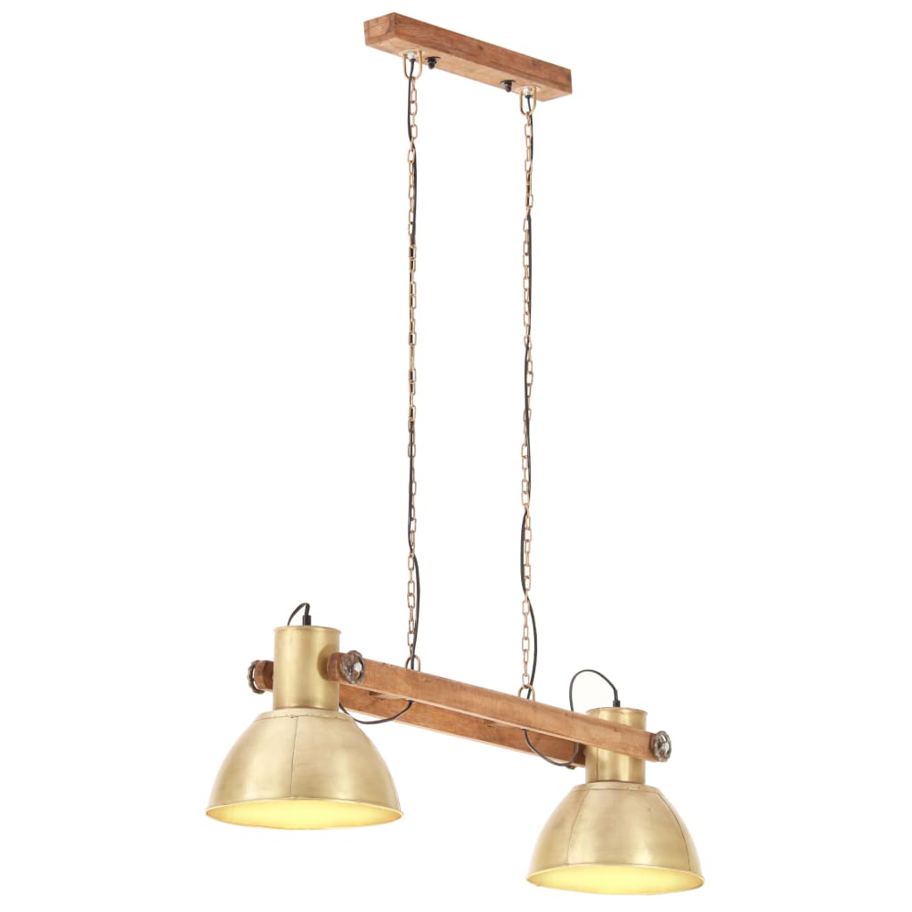 vidaXL Lampă suspendată industrială, 25 W, arămiu, 109 cm, E27 vidaXL
