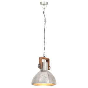 Industriální závěsné svítidlo 25 W stříbrné kulaté 30 cm E27 - obrázek 3