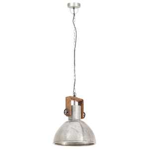 Industriální závěsné svítidlo 25 W stříbrné kulaté 30 cm E27 - obrázek 4