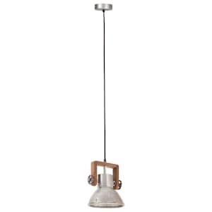 Industriální závěsné svítidlo 25 W stříbrné kulaté 19 cm E27 - obrázek 5