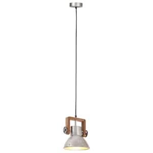 Industriální závěsné svítidlo 25 W stříbrné kulaté 19 cm E27 - obrázek 6
