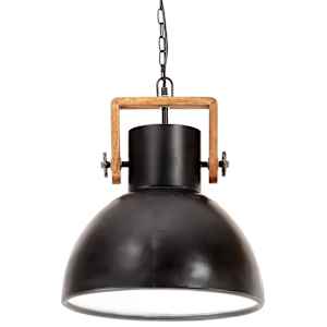 Industriální závěsné svítidlo 25 W černé kulaté 40 cm E27 - obrázek 3