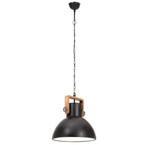 Industriální závěsné svítidlo 25 W černé kulaté 40 cm E27 - obrázek 4