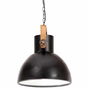 Industriální závěsné svítidlo 25 W černé kulaté 40 cm E27 - obrázek 6