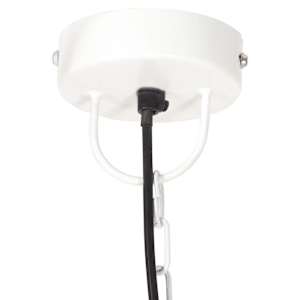 Industriální závěsné svítidlo 25 W bílé kulaté 30 cm E27 - obrázek 7