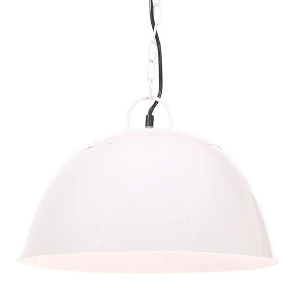 vidaXL t&ouml;&ouml;stuslik vanaaegne laelamp 25 W valge, &uuml;mmargune 41 cm E27