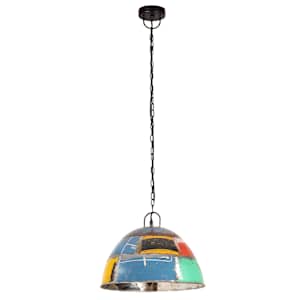 Industriální vintage závěsné svítidlo 25 W pestré kulaté 41 cm - obrázek 3