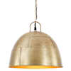 vidaXL t&ouml;&ouml;stuslik vanaaegne laelamp 25 W messing, &uuml;mmargune 31 cm E27