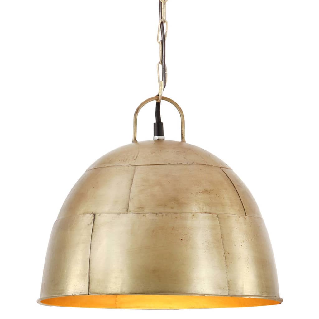 vidaXL Lampă industrială vintage, 25 W, arămiu, rotund, 31 cm E27 vidaxl.ro