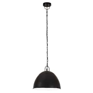 Industriální závěsné svítidlo 25 W černé kulaté 31 cm E27 - obrázek 3