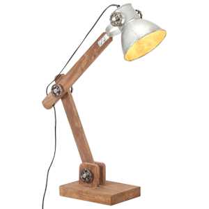 Industriální stolní lampa stříbrná kulatá 58 x 18 x 90 cm E27 - obrázek 1