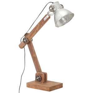 Industriální stolní lampa stříbrná kulatá 58 x 18 x 90 cm E27 - obrázek 2
