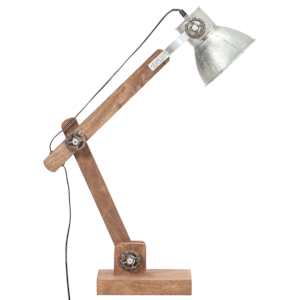 Industriální stolní lampa stříbrná kulatá 58 x 18 x 90 cm E27 - obrázek 4