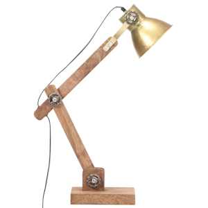 Industriální stolní lampa mosazná kulatá 58 x 18 x 90 cm E27 - obrázek 4