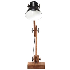 Industriální stolní lampa černá kulatá 58 x 18 x 90 cm E27 - obrázek 3