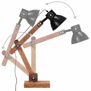 Industriální stolní lampa černá kulatá 58 x 18 x 90 cm E27 - obrázek 10