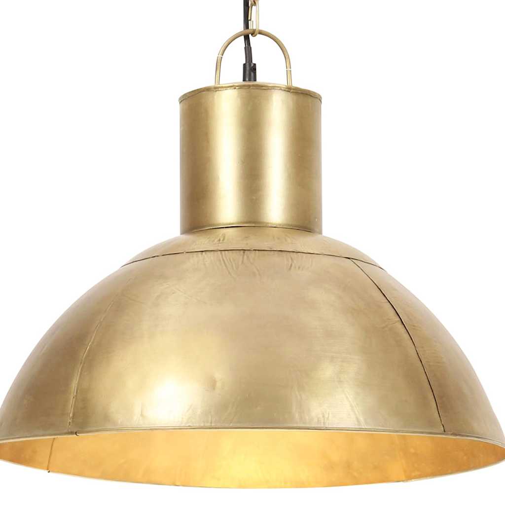 vidaXL Závesná lampa 25 W, mosadzná, okrúhla 48 cm E27