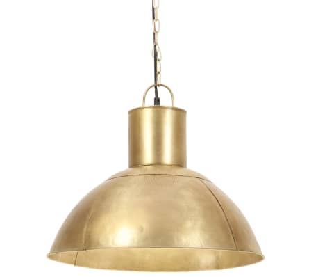 vidaXL Candeeiro suspenso redondo 25 W 48 cm E27 bronze