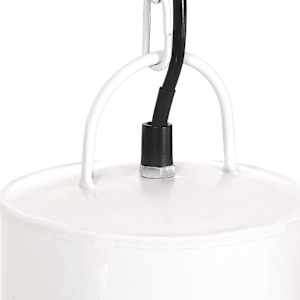 Závěsné svítidlo 25 W bílé kulaté 48 cm E27 - obrázek 6