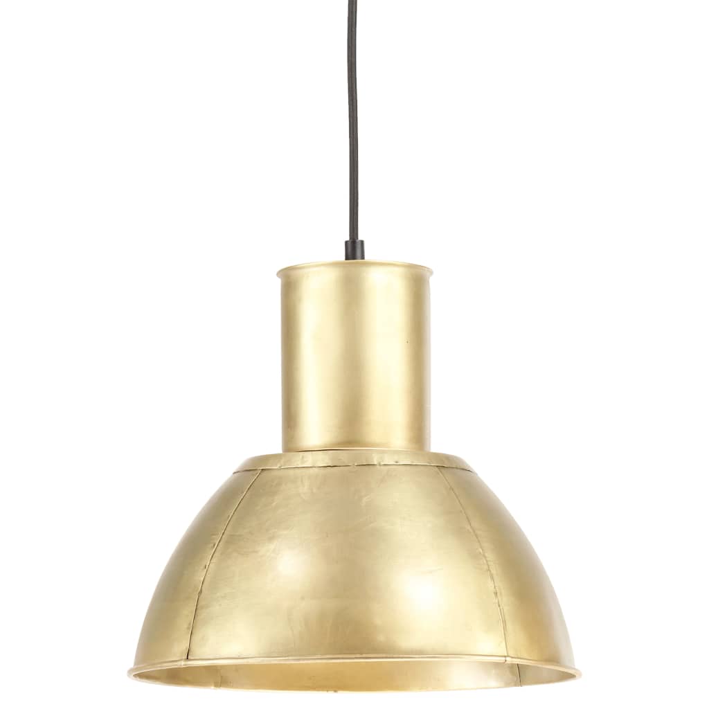 vidaXL Hanging Lamp 25 W Brass Round 28.5 cm E27