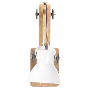 Nástěnná lampa industriální styl bílá kulatá E27 - obrázek 5