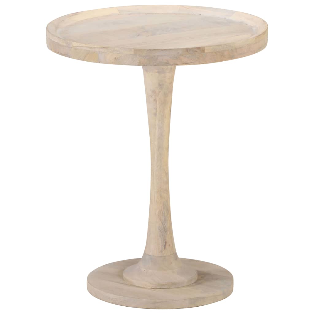 Odkládací stolek Ø 60 x 75 cm masivní mangovníkové dřevo