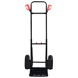 Teleskopický ruční vozík 200 kg černý a červený - obrázek 2