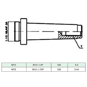 15dílný set vyvrtávacích bitů 50 mm vyvrtávací hlava MT3-F1-12 - obrázek 10