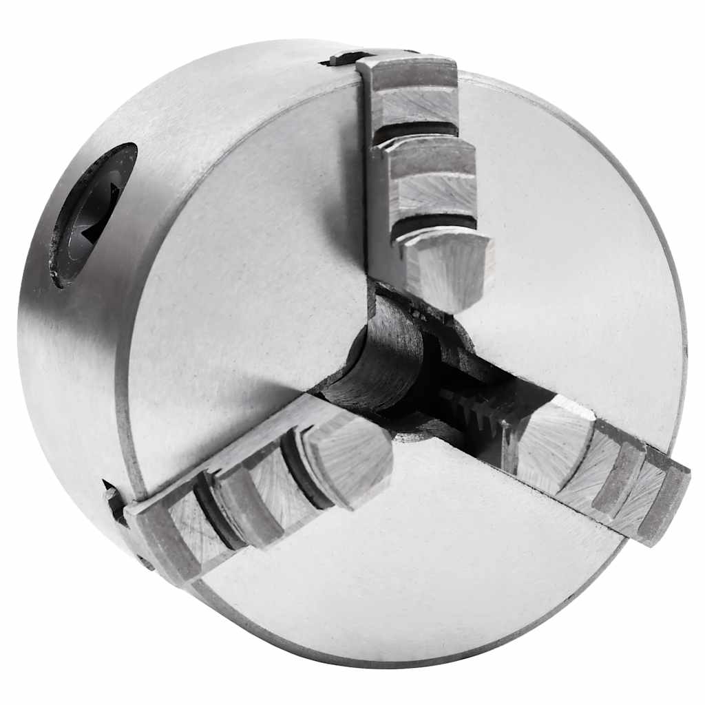 vidaXL 3čelisťové samostředící sklíčidlo soustruh 80 mm ocel