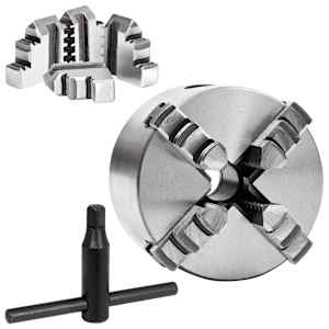 4čelisťové samostředící sklíčidlo soustruh 80 mm ocel K12 80 - obrázek 2