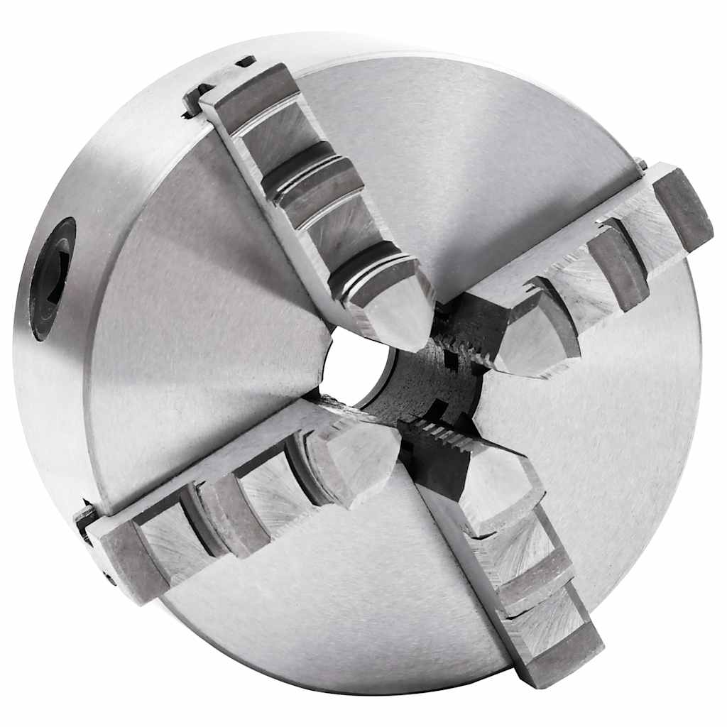 vidaXL 4čelisťové samostředící sklíčidlo soustruh 125 mm ocel K12 125