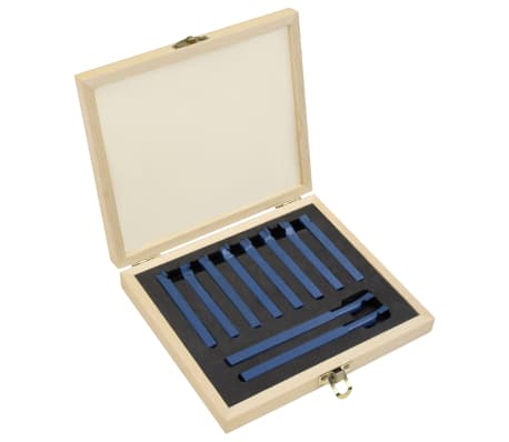 vidaXL 11 Pieces Carbide Turning Tool Set 8x8 mm P30