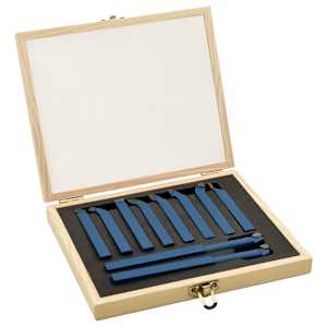 vidaXL Tekinimo įrankių rinkinys, 11 dalių, 16x16mm, P30, karbidas