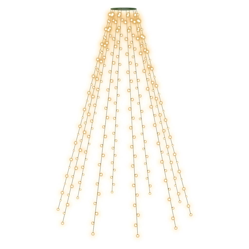 vidaXL Svetelná sieť na vianočný stromček 250 LED, 250 cm