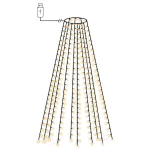 Světelná síť na vánoční stromek s 250 LED diodami 250 cm - obrázek 2