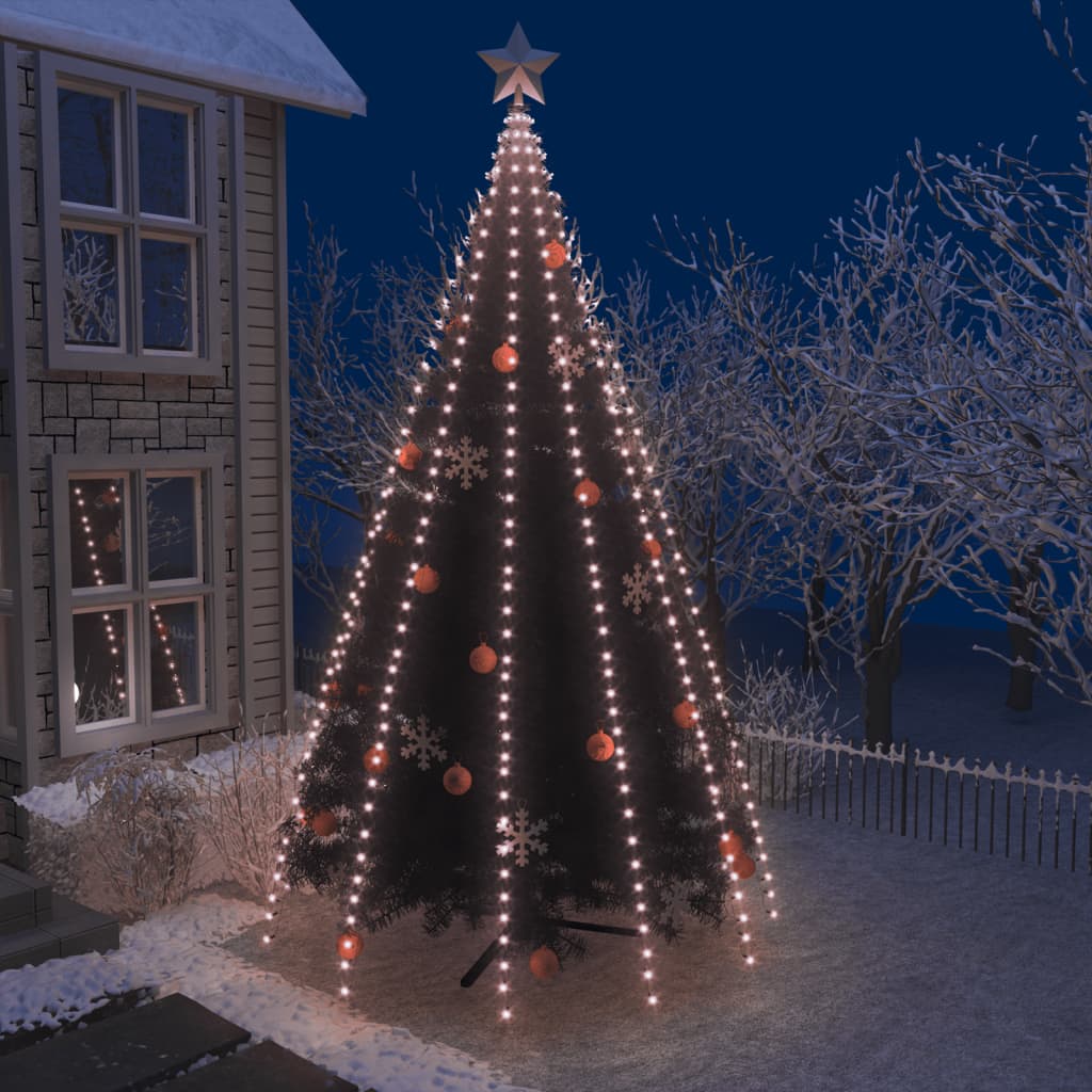 Weihnachtsbaum-Lichternetz mit 500 LEDs 500 cm | Stepinfit.de