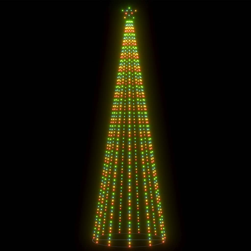  Vianočný stromček, kužeľ, 752 LED, farebné svetlo 160x500cm
