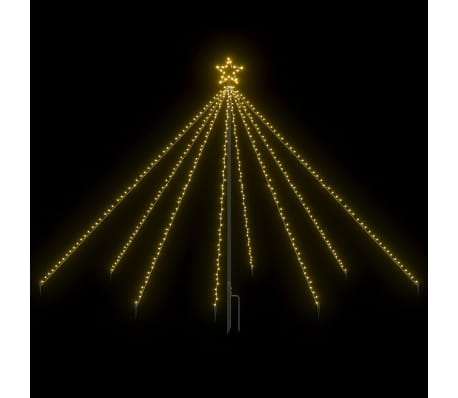 vidaXL Ziemassvētku LED koka gaismiņas, 400 LED, 2,5 m