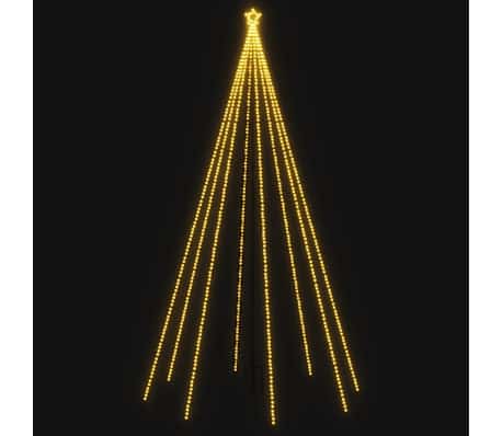 vidaXL LED-juletrelys foss innendørs utendørs 800 LED 5 m