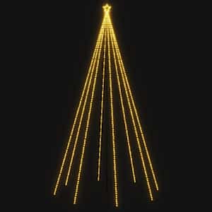 vidaXL LED-juletrelys foss innendørs utendørs 800 LED 5 m