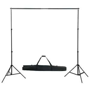 Foto studio set s fotopozadím, osvětlením a deštníky - obrázek 7