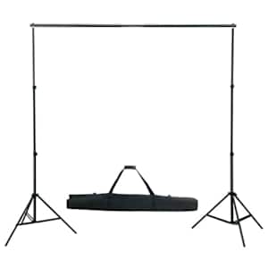 Foto studio set s fotopozadím, osvětlením a deštníky - obrázek 7
