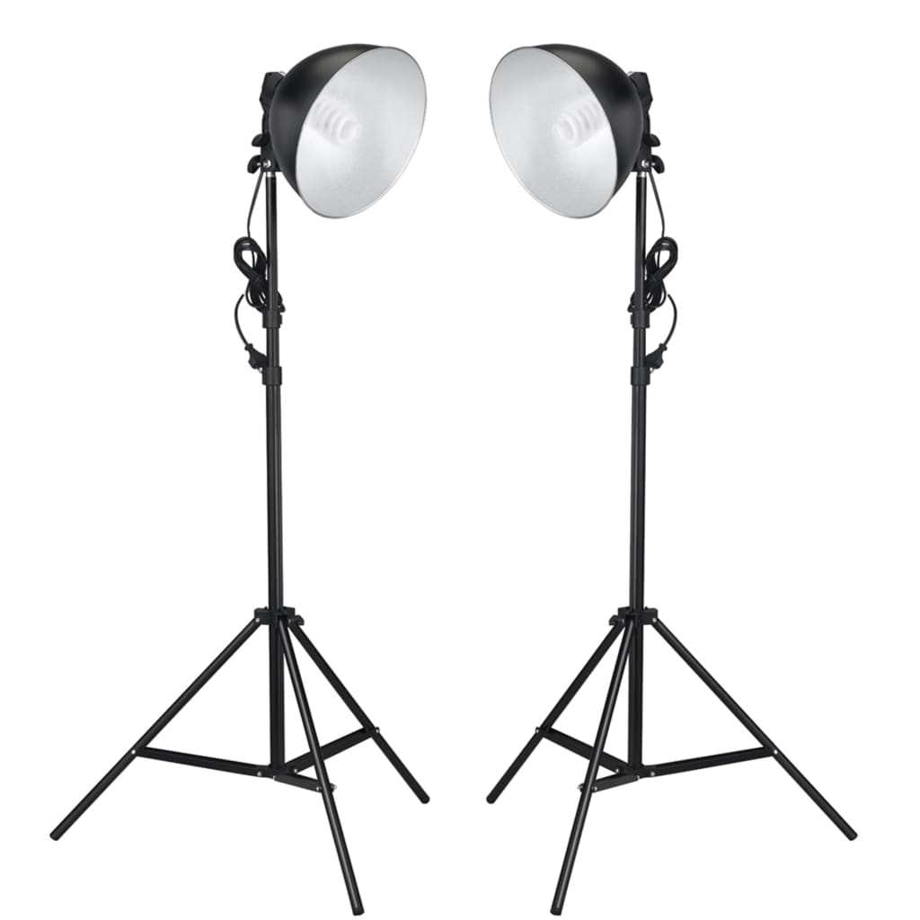 

vidaXL Fotostudioset met studiolamp, achtergrond en reflector