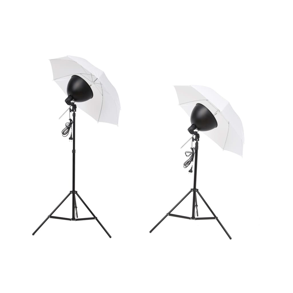 

vidaXL Fotostudioset met verlichtingsset en achtergrond