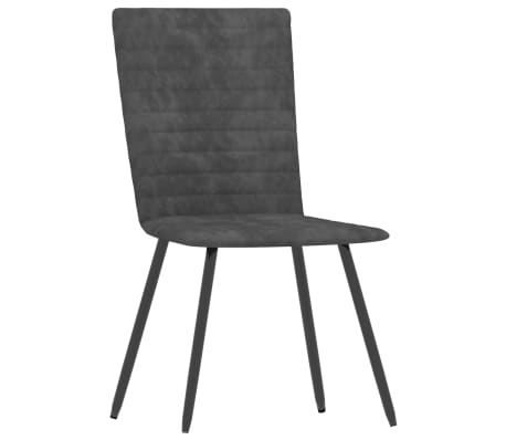 vidaXL Chaises à manger lot de 6 gris velours