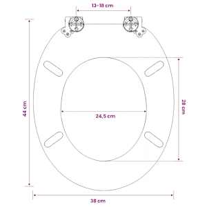 WC sedátko s víkem MDF zelené motiv vodních kapek - obrázek 11
