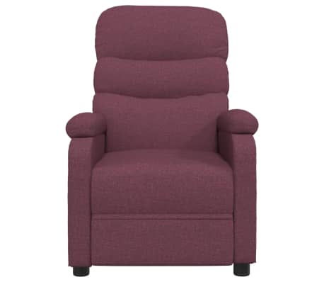 vidaXL lila szövet dönthető fotel