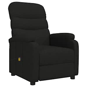 Masážní křeslo černé textil - obrázek 2