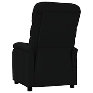 Masážní křeslo černé textil - obrázek 5